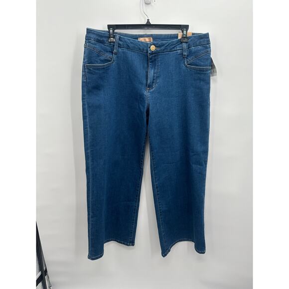 KUT FROM THE KLOTH NWT Meg Fab Ab Wide Leg Denim Jean // 16 - Picture 4 of 12